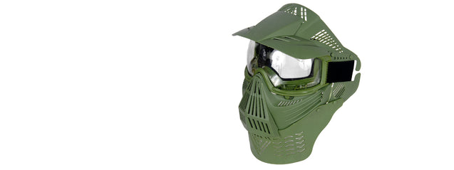 G-Force Complete Protection Modular Airsoft Face Mask W/ Clear Lens Airsoft Gun Accessories