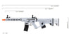 Lancer Tactical Airsoft Gun 370 - 395 FPS Enforcer Blackbird Skeleton AEG w/ Alpha Stock