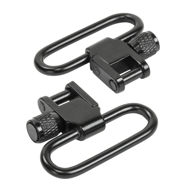 AASW1B NcSTAR VISM 1 inch Lockable Sling Swivel Pair-Black Fits Swivel Stud