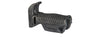 Uk Arms Airsoft Ergonomic 90 Degree Foldable Ris Foregrip - Black