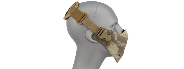 Ac-388At Neoprene Hard Foam Half Mask (At)