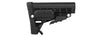 Ac-405B Adjustable Crane Stock W/ Compartment (Black) Airsoft Gun Accessories