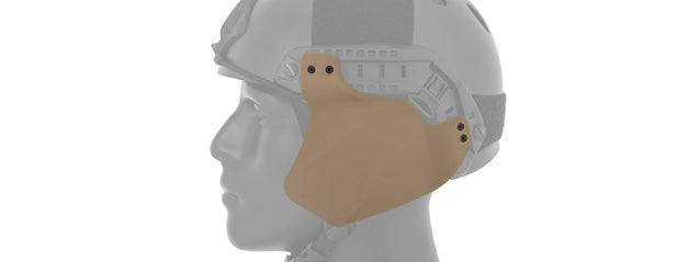 Ac-488T Side Cover For Helmet Rail (Dark Earth)