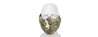 Ac-587Cp Skull Half-Face Mask (Camo Tropic) Airsoft Gun Accessories