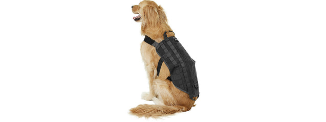 Tactical Training Molle Dog Harness (OD), Med