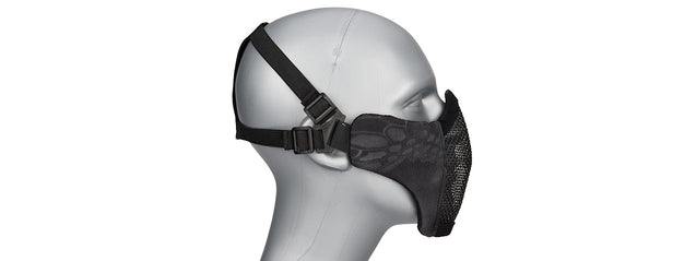 Ac-642Tp Wosport Steel Mesh Nylon Lower Face Mask (Typ) Airsoft Gun / Accessories