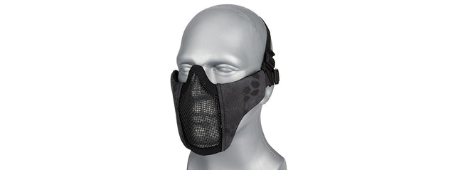 Ac-642Tp Wosport Steel Mesh Nylon Lower Face Mask (Typ) Airsoft Gun / Accessories