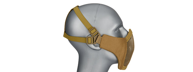 G-Force Steel Mesh Nylon Lower Face Mask (Tan) Airsoft Gun / Accessories