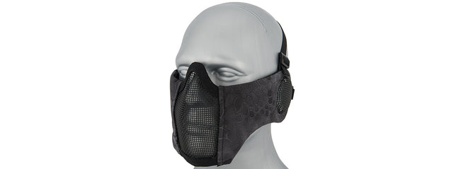 Ac-643Tp Tactical Elite Face And Ear Protective Mask (Typ) Airsoft Gun / Accessories