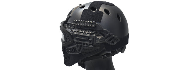 G-Force G4 System Nylon Bump Helmet Mask W/ Goggles - Black
 Airsoft Gun / Accessories