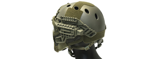 G-Force Tactical G4 System Bump Helmet Mask W/ Goggles (Olive Drab) Airsoft Gun / Accessories