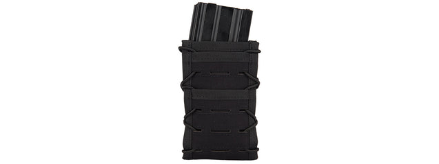 Ac-877B Single High Speed M4 Molle Magazine Pouch (Black) Airsoft Gun / Accessories