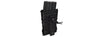 Ac-877B Single High Speed M4 Molle Magazine Pouch (Black) Airsoft Gun / Accessories