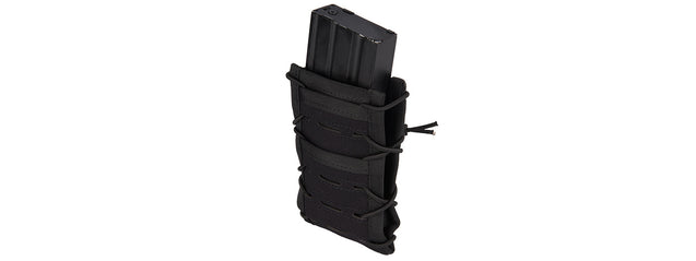 Ac-877B Single High Speed M4 Molle Magazine Pouch (Black) Airsoft Gun / Accessories