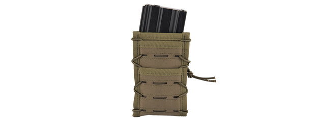 Ac-877G Single High Speed M4 Molle Magazine Pouch (Od Green) Airsoft Gun / Accessories