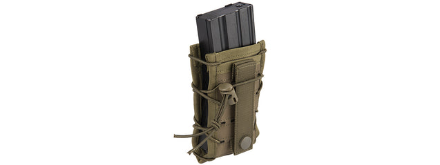 Ac-877G Single High Speed M4 Molle Magazine Pouch (Od Green) Airsoft Gun / Accessories