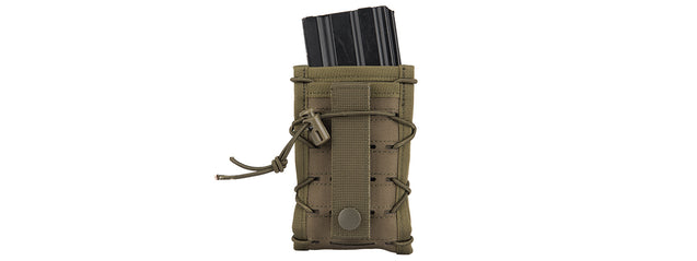 Ac-877G Single High Speed M4 Molle Magazine Pouch (Od Green) Airsoft Gun / Accessories