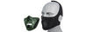 Ac-883G Yokai Ogre Half Face Mask W/ Soft Padding (Green/Gold) Airsoft Gun / Accessories