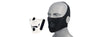 Ac-883W Yokai Ogre Half Face Mask W/ Soft Padding (White/Gold) Airsoft Gun / Accessories