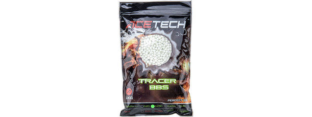 AceTech 1kg Bag of 0.25g Biodegradable Plastic Green Tracer BBs