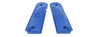 Airsoft Masterpiece Aluminum Airsoft 1911 Type 2 Pistol Grip Plates (BLUE)