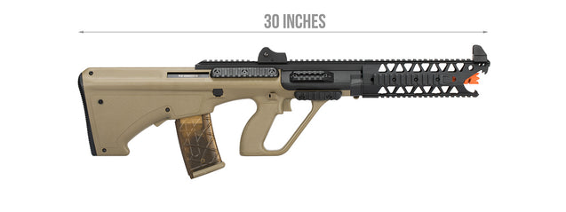 Army Armament AUG 9" Raptor Polymer AEG Airsoft Rifle (Tan)