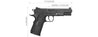 Asg Sti(R) Licensed Duty One Co2 Non-Blowback Airgun Pistol - Black