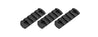 ASG M-Lok Short Rail Panels Black Color w/ (3 Pieces / Set)