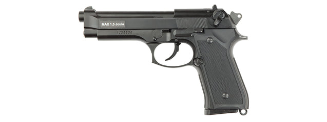 Asg M925Fs Full Metal Gas Blowback Airsoft Pistol (Black)