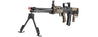 ICS L86 A2 Light Support Weapon Bullpup LSW Airsoft AEG Rifle (Color: Black / OD Green)