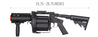 Ics Mgl Sb Airsoft 6-Round Revolving Grenade Launcher W/ Rail Attachment System (Color: Black)