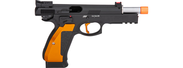 ASG CZ SP-01 Shadow ACCU CO2 GBB Pistol (Black / Orange)