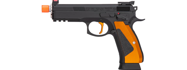 ASG CZ SP-01 Shadow ACCU CO2 GBB Pistol (Black / Orange)