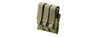 Code 11 Molle Triple Pistol Magazine Pouch (Color: OD Green)