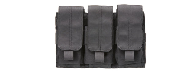 Code 11 Molle Ready Triple M4 Magazine Pouch (Color: Black)