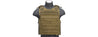 Code 11 Large Airsoft Exo Plate Carrier (Color: Tan)