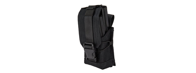 C206B Code11 M4/5.56 Cordura Double Magazine Pouch (Black) Airsoft Gun Accessories