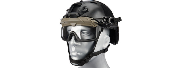 Lancer Tactical Helmet Safety Goggles [Clear Lens] (Foliage)