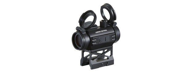 Lancer Tactical Micro Red Dot Sight with Riser Mount (Color: Black)