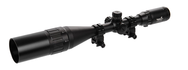 Lancer Tactical 4-16X50 AOL Red/Green/Blue Illuminated Scope w/ Sun Shade (Color: Black)