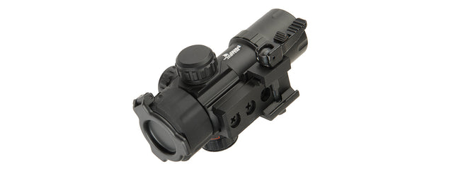 Lancer Tactical Qd Red Dot Adjustable Dot Sight (Black)