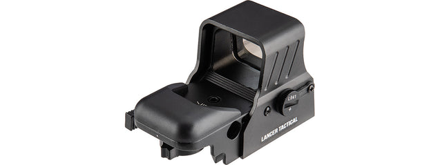 Lancer Tactical 4-Reticle Red/Green Dot Reflex Sight w/ QD Mount (BLACK)