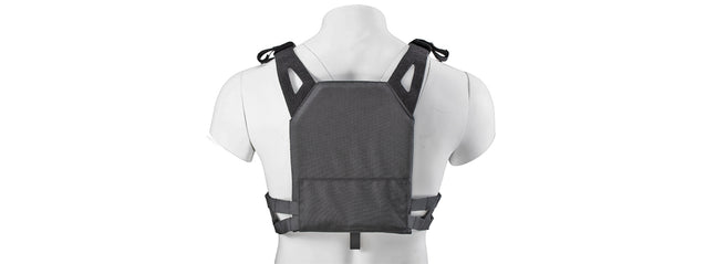 Lancer Tactical Kid's JPC Vest w/ EVA Plates (Color: Black)