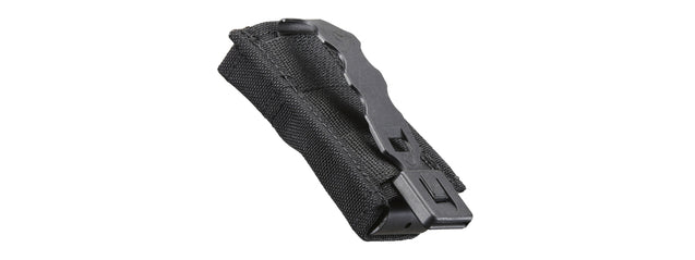 Lancer Tactical Molle Fast 1911 Single Magazine Pouch (Color: Black)