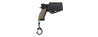 Tactical Detachable Mini Pistol Keychain with Holster (Color: Black)