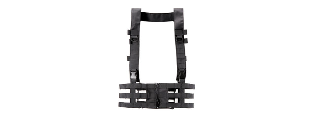 Lancer Tactical Low Profile Chest Rig (Color: Black)