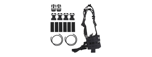 Lightweight SPC Tactical Chest Rig (Color: Black)