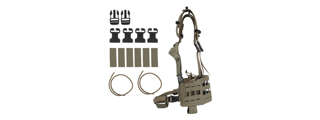 Lightweight SPC Tactical Chest Rig (Color: Ranger Green)