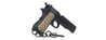 Tactical Detachable Mini 1911 Pistol Keychain (Color: Black)