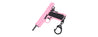 Tactical Detachable Mini 1911 Pistol Keychain (Color: Pink)